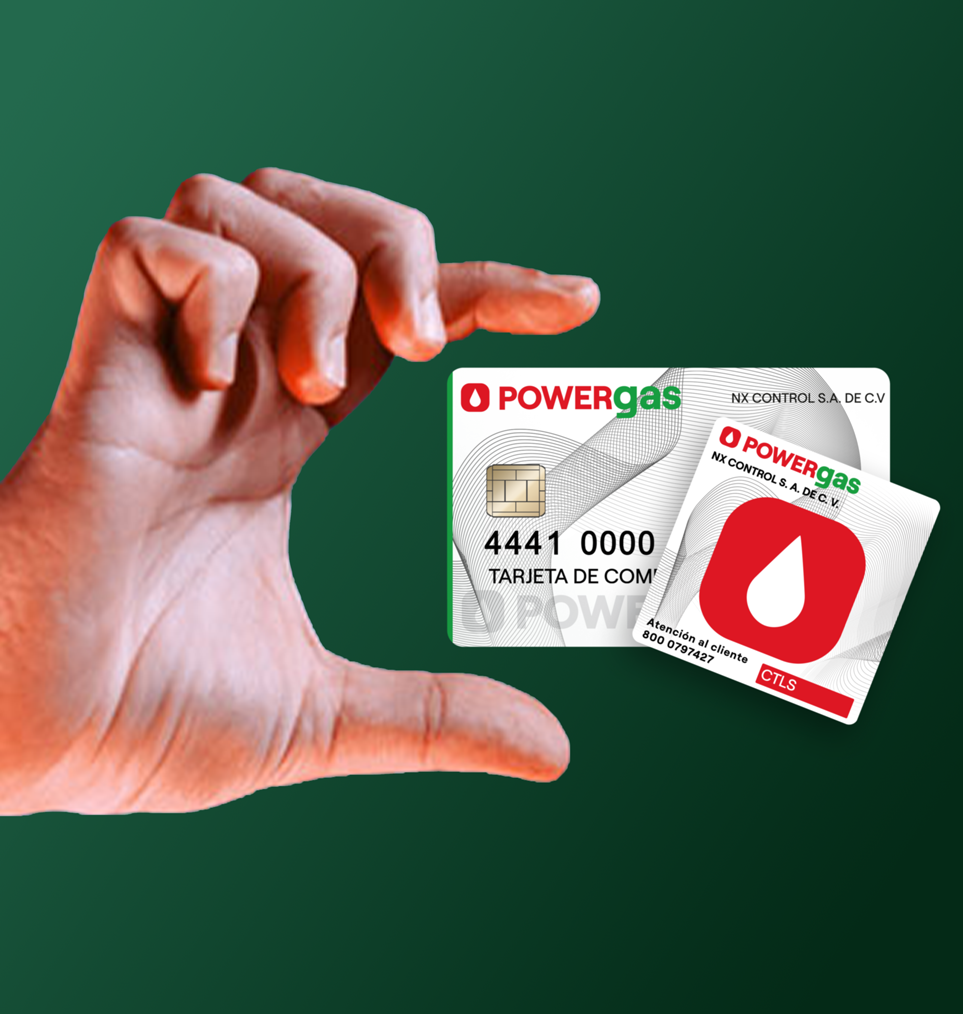 Tarjeta y tag PowerGAS